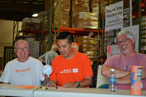 Virante Food Bank telethon donation