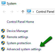 Advanced System Settings for Screaming Frog Memory Allocation